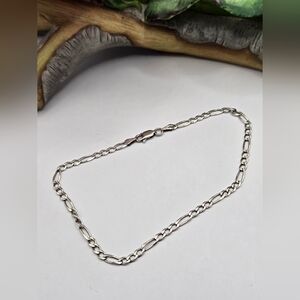 Elegant Sterling Silver Chain Ankle